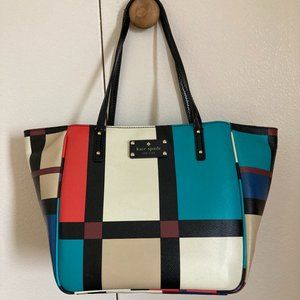 Mondrian inspired Kate Spade Perry Street Sidney Tote.